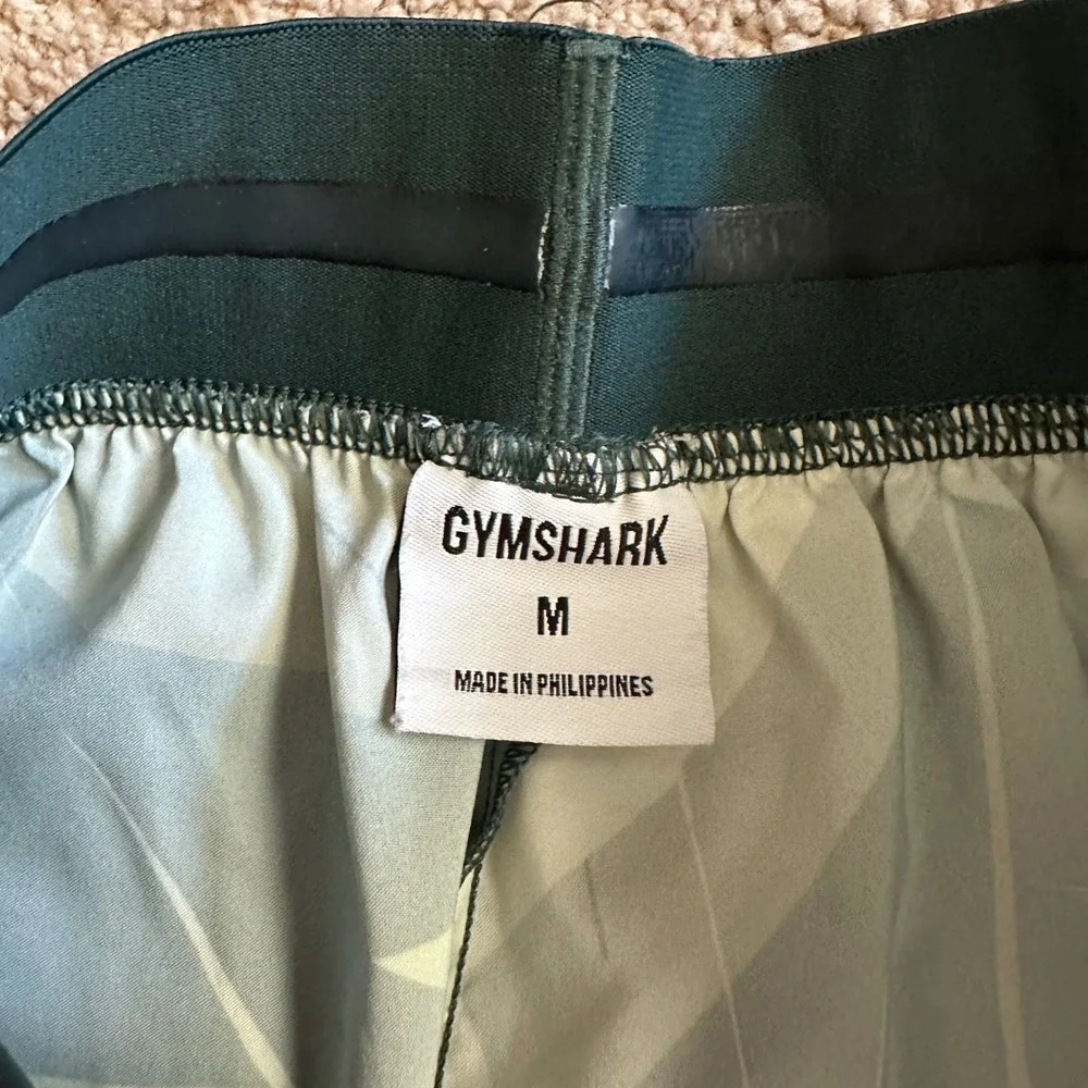 Gymshark Running Shorts Geometric Print Athletic Gym Activewear Medium - Picture 4 of 8